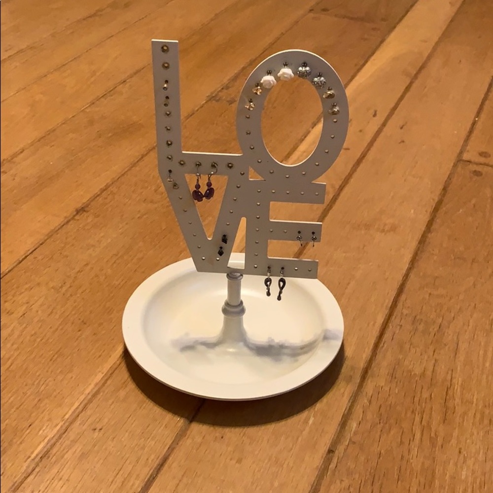 LOVE Pottery Barn Earring Holder